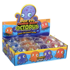 Pop Eye Squeeze Beads Octopus 3.5" LLB kids toys