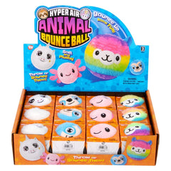 3.25" Hyper Air Plush Animal Bounce Ball  - LLB Toys