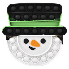 SNOWMAN TOP HAT BUBBLE POPPERS 6" Christmas - LLB Toys