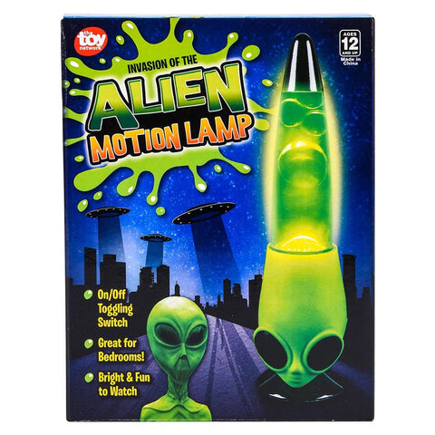 13" ALIEN HEAD WAX MOTION LAMP LLB kids toys