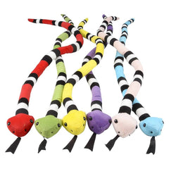 45" STRIPED SNAKE plush LLB Plush Toys