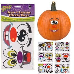 JACK- O-LANTERN STICKERS FOR PUMPKINS LLB Sticker