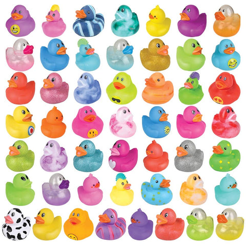 2" Value Rubber Ducky Assortment 1000ct - LLB Toys