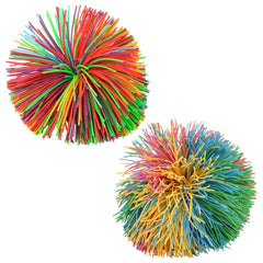 3.5" RAINBOW STRINGY BALL LLB kids toys