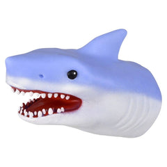 Stretchy Shark Hand Puppet 6" 12ct - LLB Toys