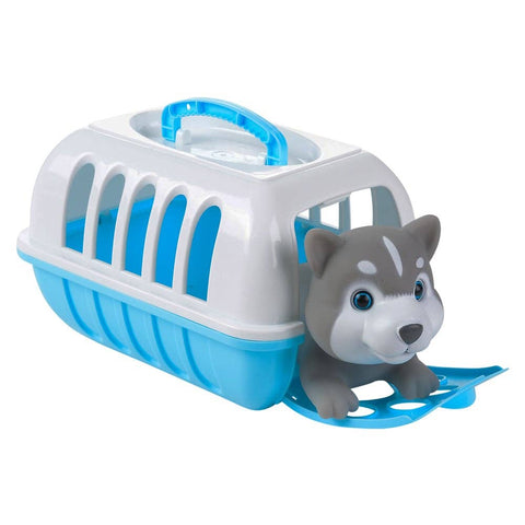8" MINI PET CARRIER W/HUSKY LLB kids toys