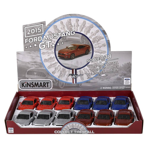 5" Diecast Pull Back 2015 Ford Mustant GT