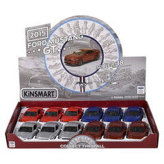 5" Diecast Pull Back 2015 Ford Mustant GT
