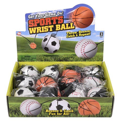 2.25" Sports Wrist Band Return Ball Novelty Toy - LLB Toys
