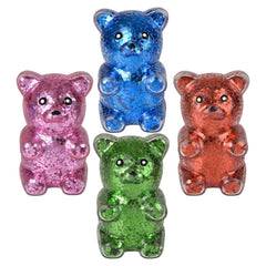 4.5" Sparkle Light-Up Puffer Gummy Bear Toy - LLB Toys