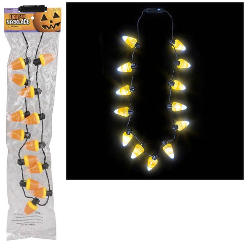 25" LIGHT-UP CANDY CORN NECKLACE LLB Light-up Toys