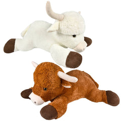 39" Laying Highland Cow  Plush - LLB Toys