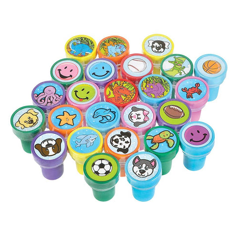 1.40" PLASTIC STAMPERS (50PCS/BOX) LLB kids toys