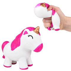 4" SQUISH AND STRETCH UNICORN LLB Squishy Toys