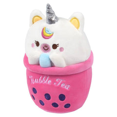 7″ Bubble Tea Animal Cup LLB Plush Toys