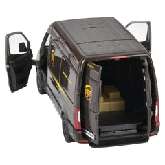 5" Diecast Pull Back UPS Delivery Van LLB Car Toys
