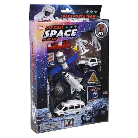 15PC DIE-CAST SPACE PLAY SET LLB Car Toys
