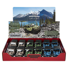 5" DIE-CAST 2018 JEEP WRANGLER CAMO HARD TOP LLB Car Toys