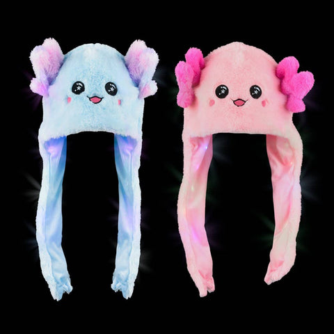 Axolotl Popping Ear Light-Up Hat 36/ - LLB Toys