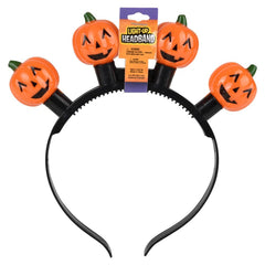 8" Light-Up Jack O Lantern Bulb Headband LLB Light-up Toys