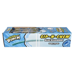Sour Punch Sip-N-Chew Blue Raspberry 30ct - LLB Toys