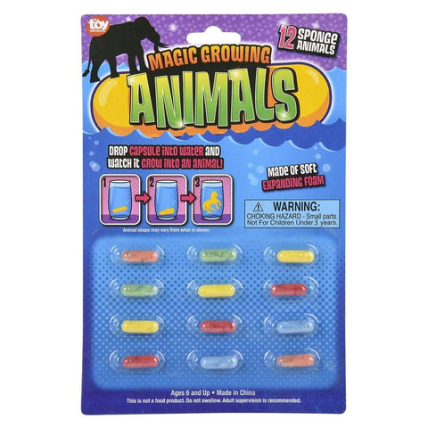 MAGIC GROWING ANIMAL CAPSULES LLB Slime & Putty