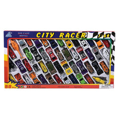 50PC 2"-4" DIE-CAST CARS 1:64 SCALE LLB Car Toys