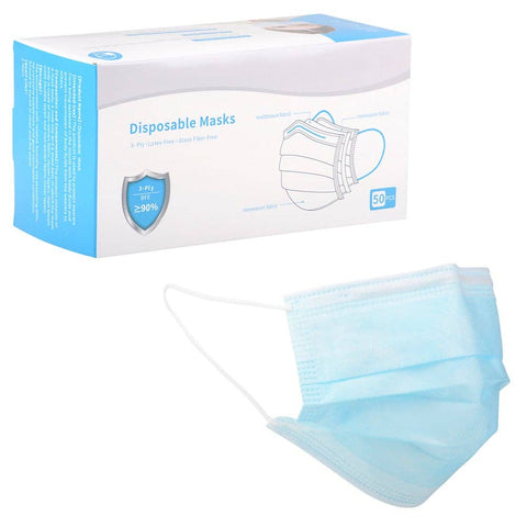 ADULT DISPOSABLE FACE MASK (50PC/UN) LLB kids toys