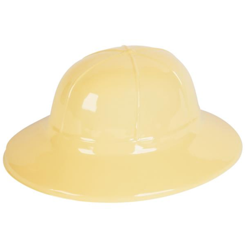 TAN PLASTIC SAFARI HAT - LLB Toys