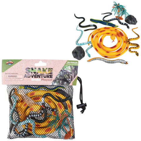 12PC SNAKE MESH BAG PLAY SET LLB kids toys