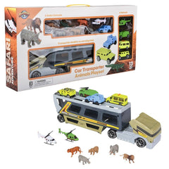 CAR TRANSPORTER WITH ANIMALS LLB kids toys