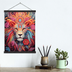 Fantasy Lion Canvas Wall Art print