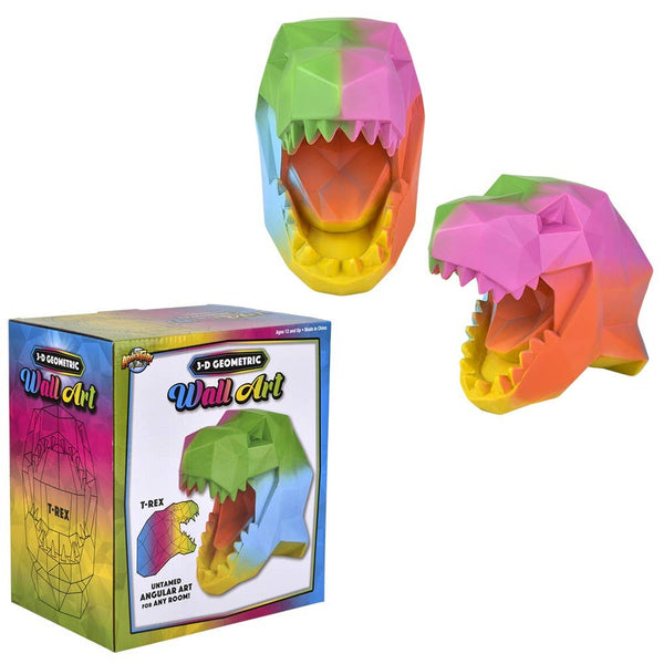 T-Rex Geometric Wall Art 7.75