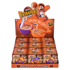 3.5" Pocket Ball Basketball Game 9ct - LLB Toys