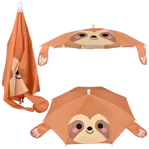 Sloth Umbrella Hat - LLB Toys