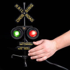 9" RAILROAD CROSSING LIGHT LLB kids toys
