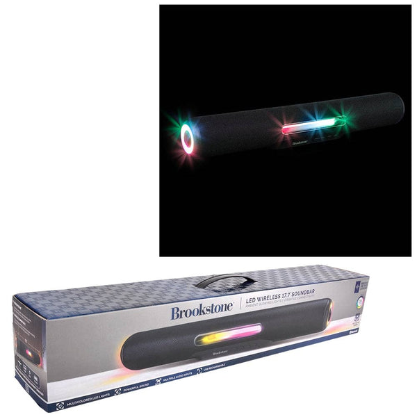 Brookstone Immersive Lightshow Sound Bar 17.5