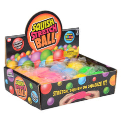 Squish And Stretch Mini Yummy Ball 1.75"12pcs/Dispb