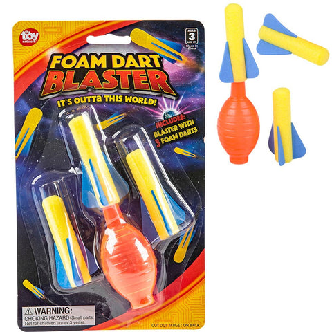 4" FOAM ROCKET BLASTER LLB kids toys