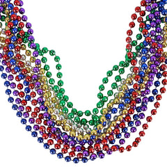 33" 7 mm METALLIC BEADS