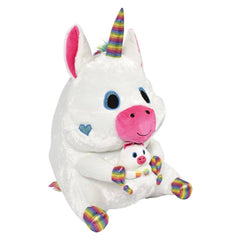 20" BELLY BUDDY UNICORN AND BABY  LLB Plush Toys
