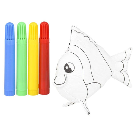 5" Fish Color-a-pal Plush Toy - LLB Toys