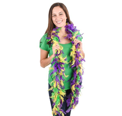 6' 60g MARDI GRAS BOA WITH GOLD TINSEL LLB kids toys