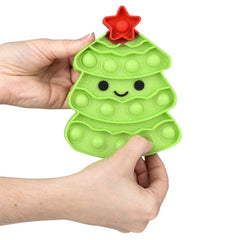 CHRISTMAS TREE GLITTER BUBBLE POPPERS LLB Fidget Toys