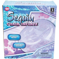 40" SEQUIN FILLED CHAIR INFLATE LLB Inflatable Toy