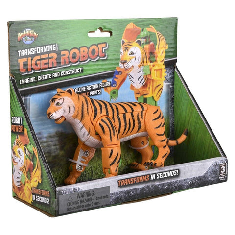 5" TIGER ROBOT ACTION FIGURE LLB kids toys