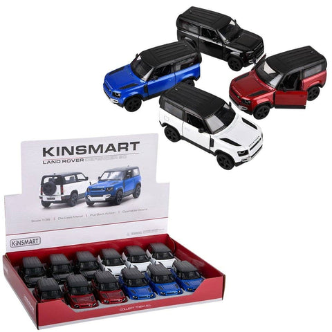 5" Diecast Pull Back Land Rover Defender 90 LLB kids toys