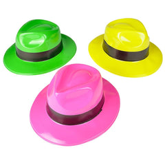 NEON GANGSTER HAT WITH BAND - LLB Toys