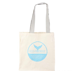 16" DOLPHIN TAIL ECO-FRIENDLY CANVAS BAG LLB kids toys