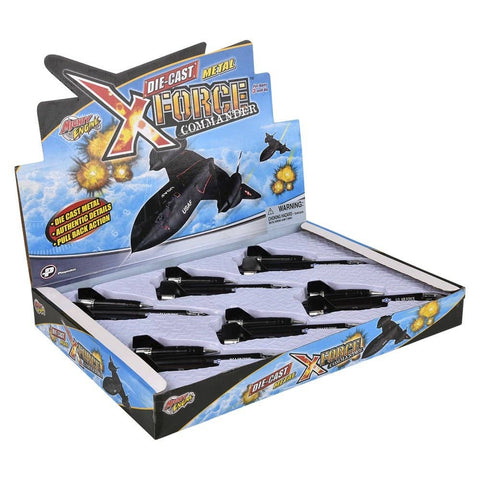 8" DIE-CAST  SR-71 BLACKBIRD - LLB Toys